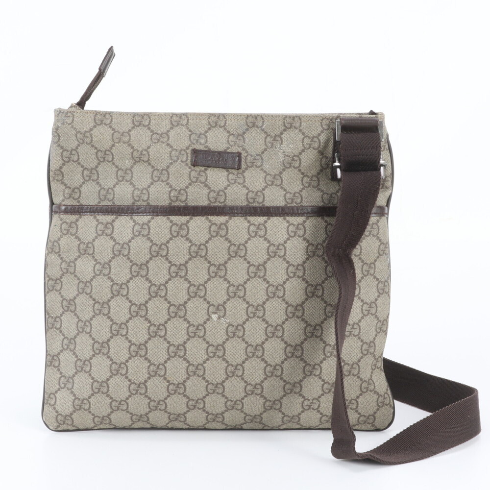 Gucci GG Supreme 141626 Leather Shoulder Bag Messenger Tote for Men